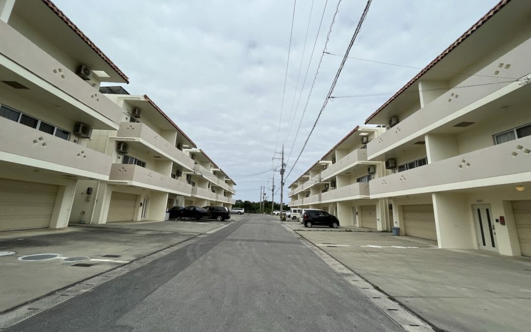 Garaged town house in Okinawa city