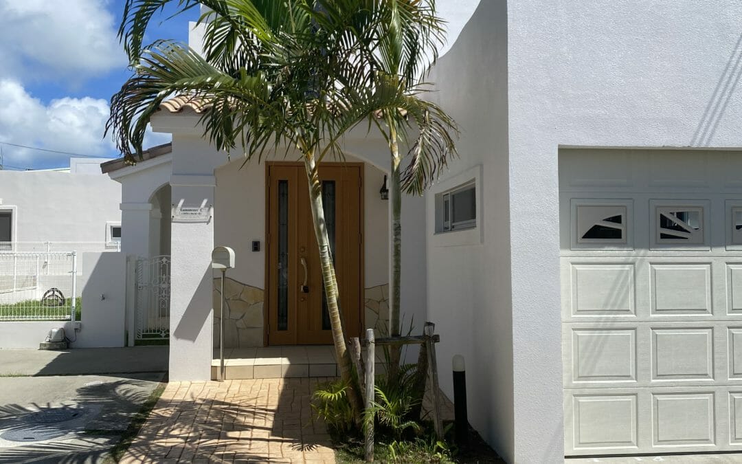 single house with garage and yard