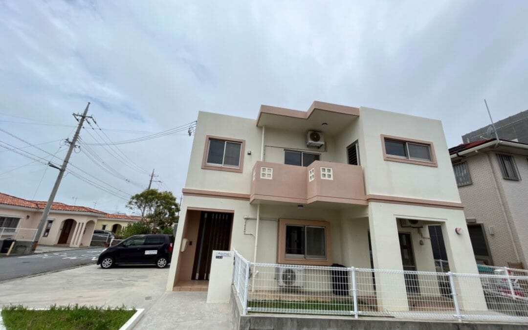 house with small yard in Okinawa city