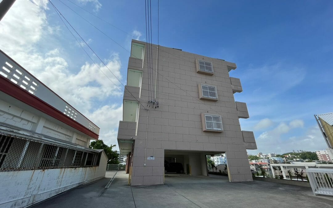 Near Rycom mall with city view in Okinawa city